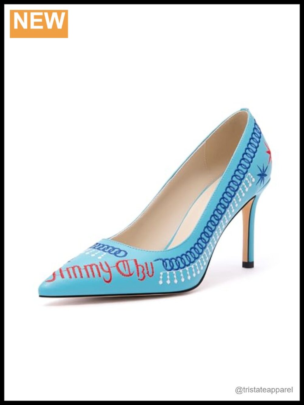 Pointed Toe Stiletto Heel Slip-On Dress Pumps Shearling Leather